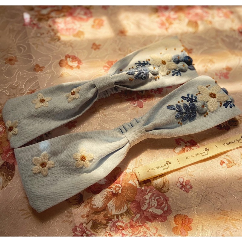 Turban chun thêu tay