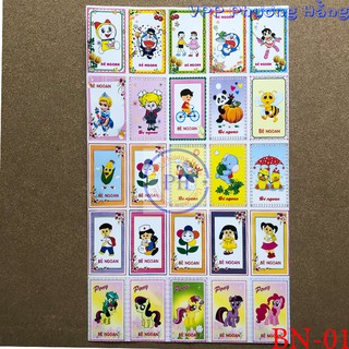 Phiếu bé ngoan decal ( có dính )