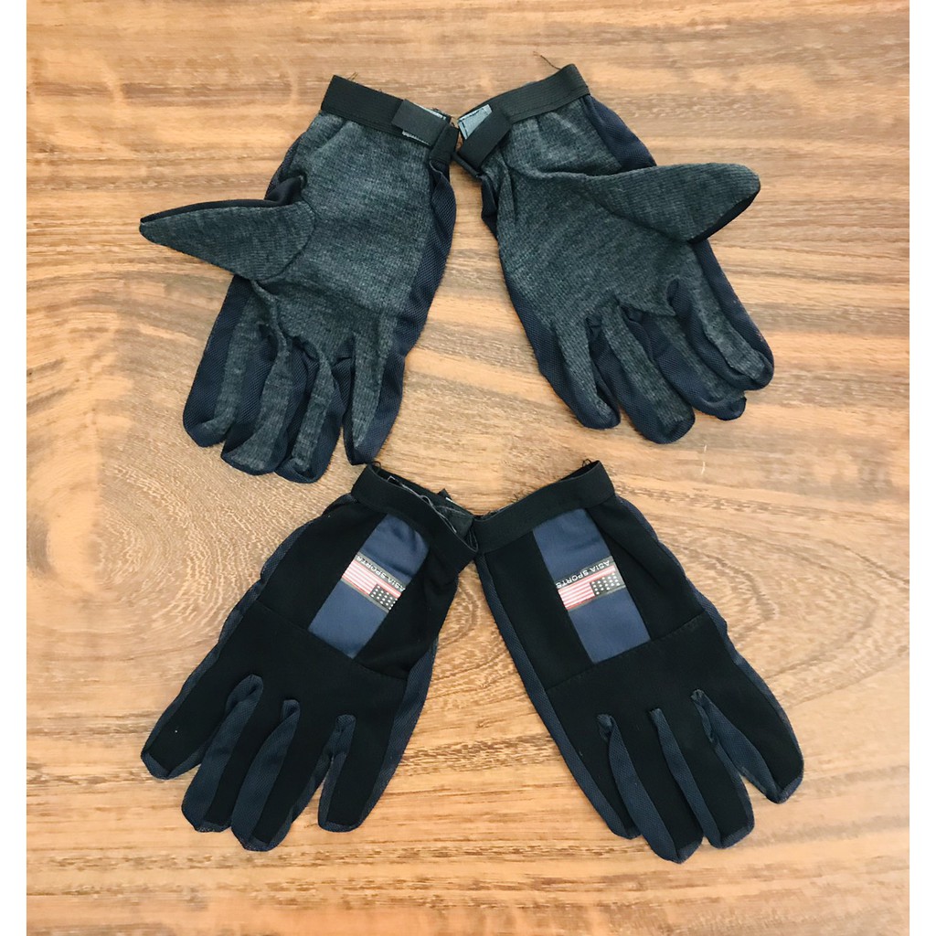 Combo 5 Đôi Găng Tay Nam Đi Xe Máy - Gồm 2 Loại Bao Tay Cắt 5 Ngón &amp; Full Không cắt Ngón Chạy Xe Tăng Độ Bám , Ảnh Thật