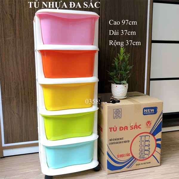 Tủ Đa Sắc 5 Tầng Việt Nhật