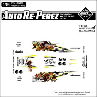 Hotwheels Decal Dán Trang Trí Cho Xe Hơi Mazda