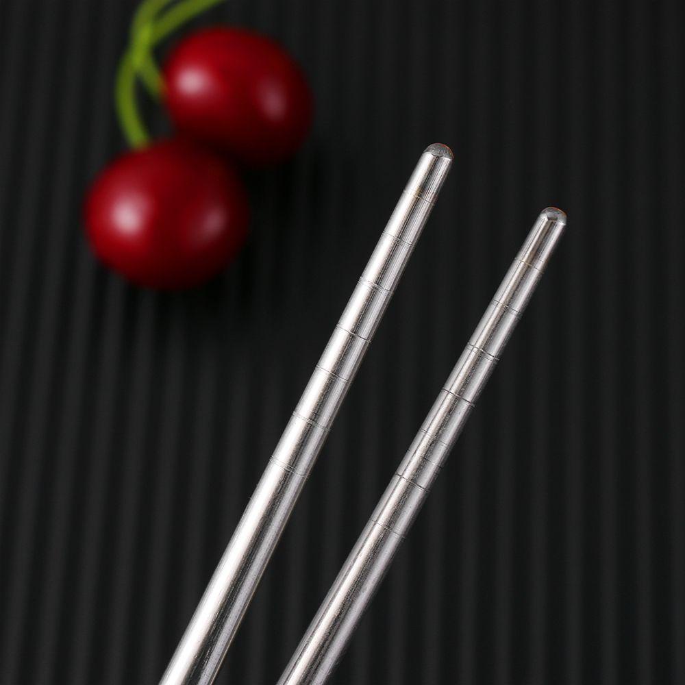 Bộ 3 Đôi Đũa Inox Chống Trượt Tiện Dụng Cho Gia Đình