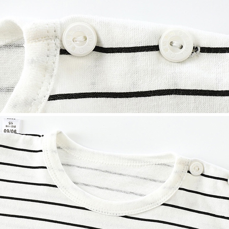 Áo Thun 100% Cotton Tay Ngắn Cổ Tròn In Hình Khủng Long Hoạt Hình Cho Bé Trai &amp; Gái 1-6 Tuổi