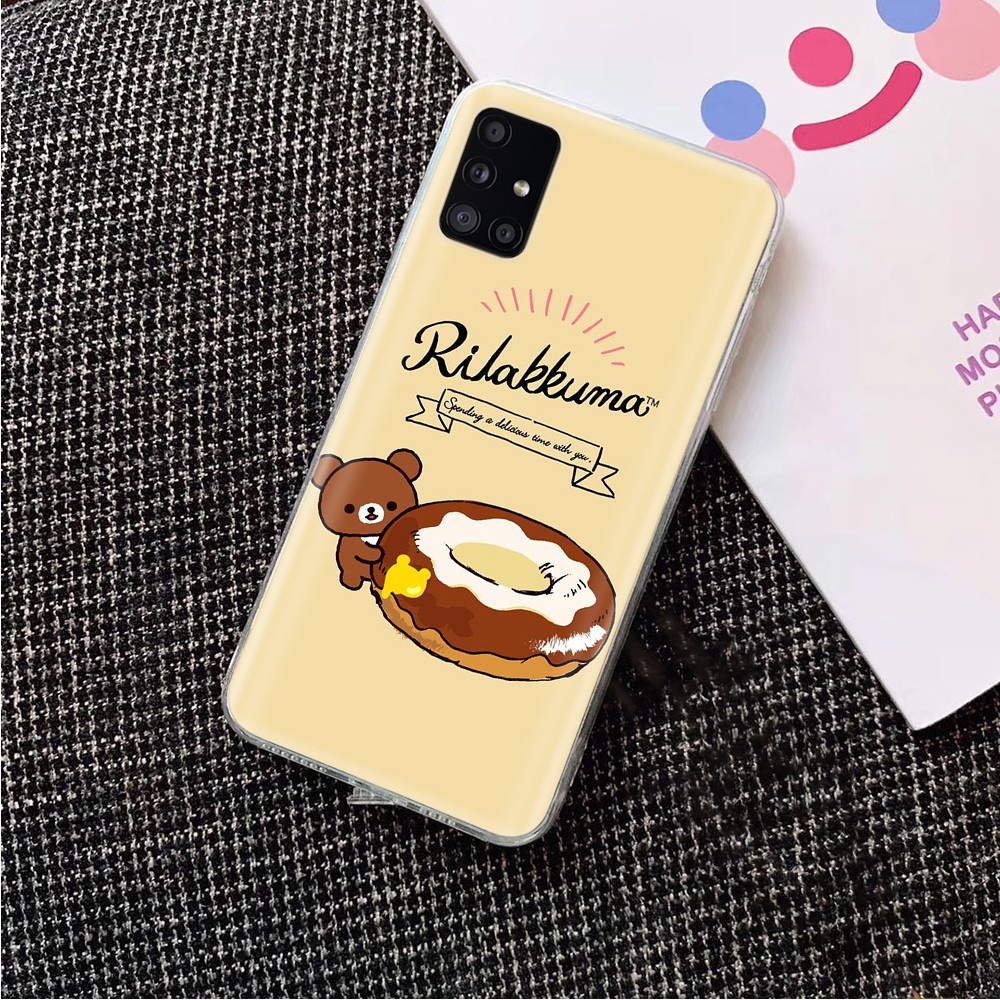 Ốp Điện Thoại Mềm Trong Suốt Hình Rilakkuma Va41 Cho Motorola Moto G6 G4 G5 G5S Play Plus