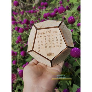 Lịch gỗ năm 2021(gỗ tự nhiên)