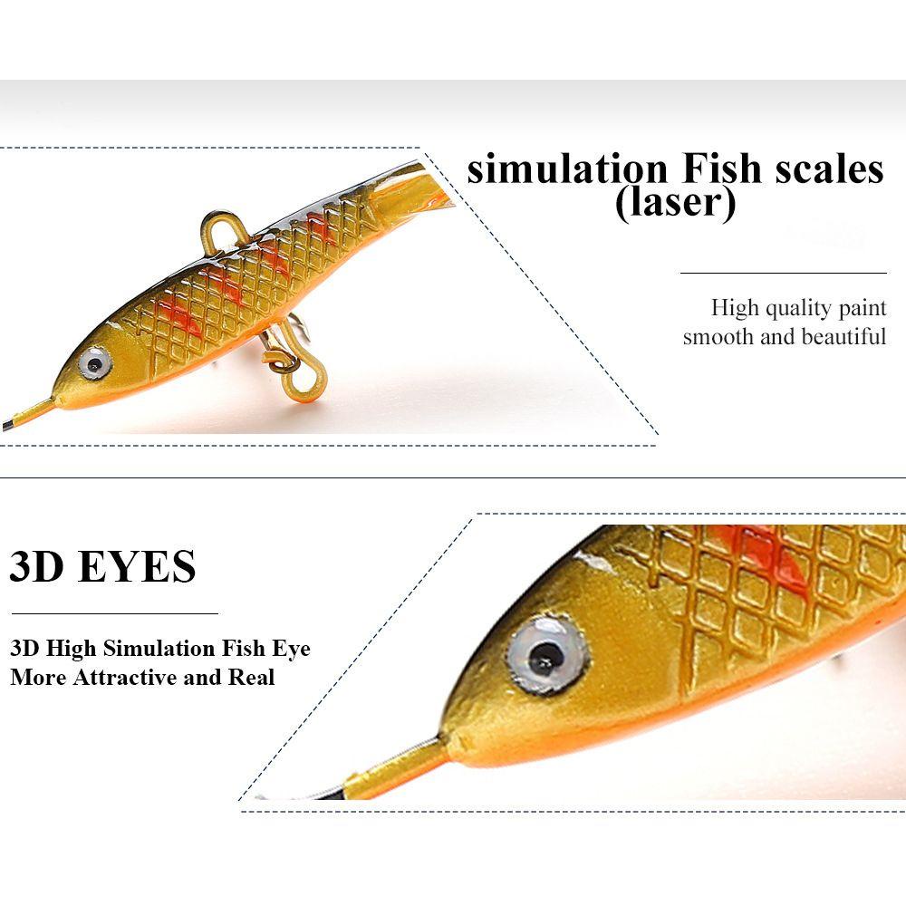 Mồi Câu Cá Giả Bằng Nhựa Cứng 15g / 8cm