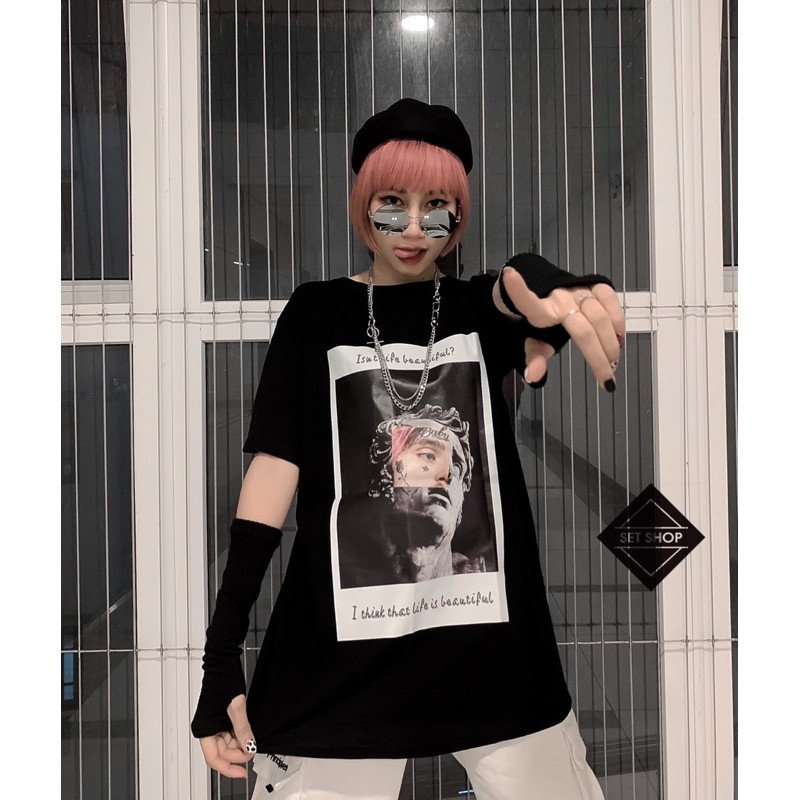Áo phông hình lưng oversize