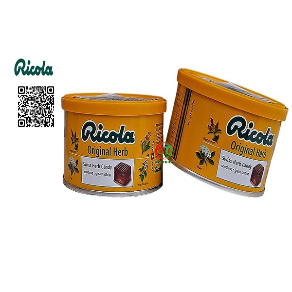 (2 vị) Kẹo Thảo Mộc hiệu Ricola hộp 100g