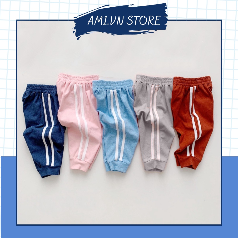 Quần đùi chất liệu cotton TTR36 cho bé trai, bé gái - Quần dài kẻ sọc thời trang AM302 cho bé trai và bé gái