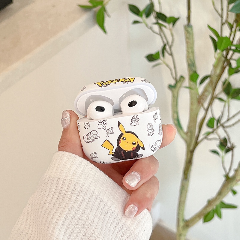 Vỏ Bảo Vệ Hộp Sạc Tai nghe không dây AirPods 1 2 3 Pro inPods i12/i12Pro Hình Pikachu Dễ Thương