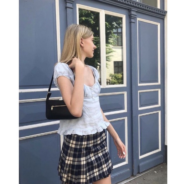 Set áo Blair linen top và áo 2 dây mặc trong