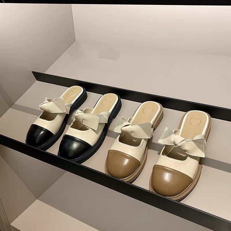 Giày búp bê quai nơ Ulzzang 2021 - Liyeclothes
