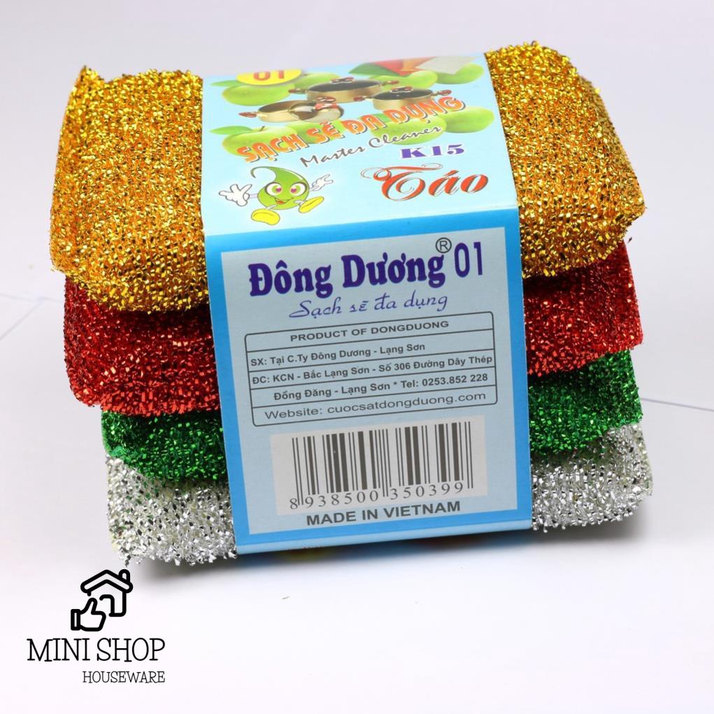 Combo 2 Miếng Cọ Rửa Chén Bát, Cọ Xoong Nồi