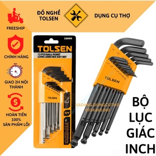 Bộ lục giác đầu bi hệ inch 20090 13pcs ball point long arm hex key set