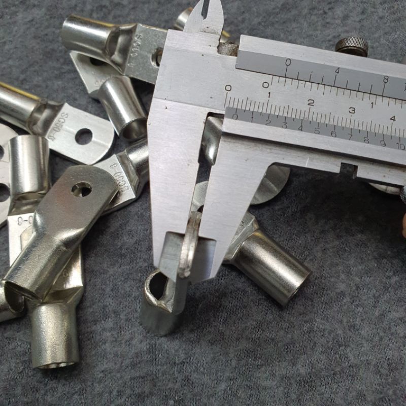 Đầu cos đồng mạ SC50-6, dùng cho dây cáp điện 50mm² lỗ vít 6mm