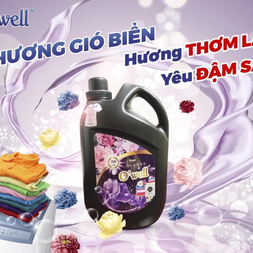 Nước Giặt O'Well Hương Gió Biển 3.5L