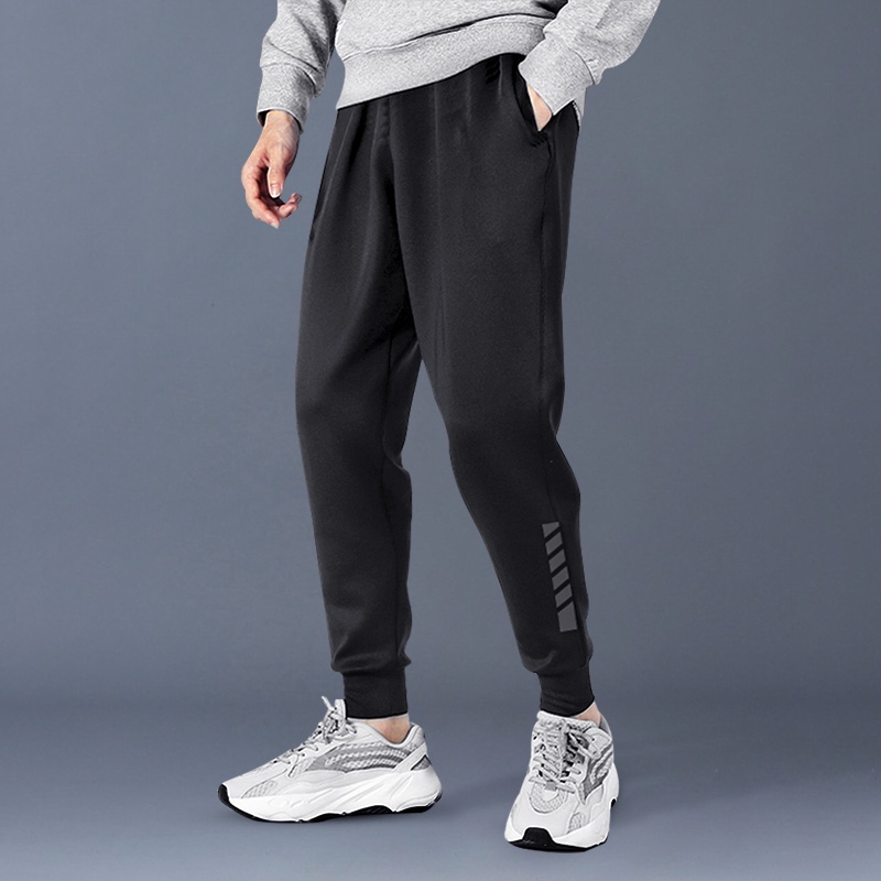 Quần jogger ống bó co giãn dáng trơn sọc thể thao trẻ trung năng động vải thun đường may chắc chắn Hàn Quốc TT58