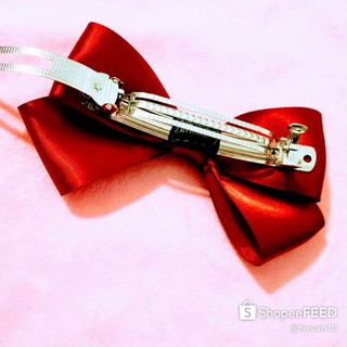 cột/ kẹp nơ satin