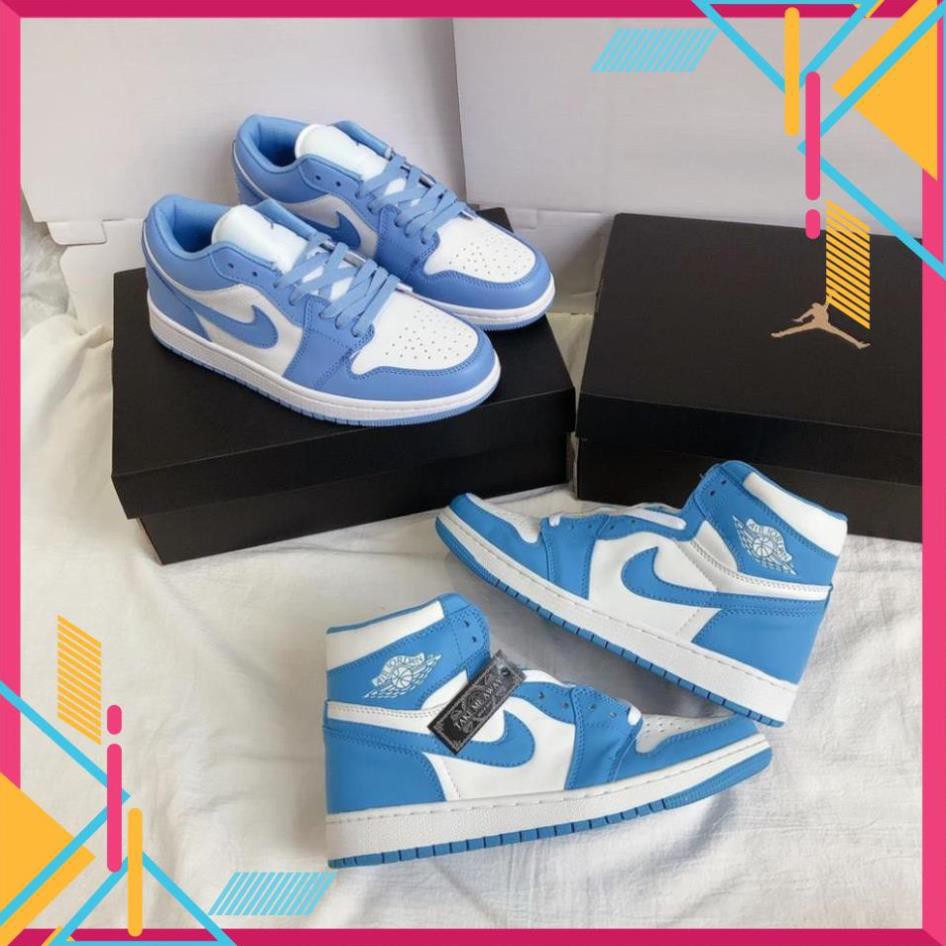 Giày Sneaker 𝐍𝐈𝐊𝐄 AIR 𝐉𝐎𝐑𝐃𝐀𝐍 𝟏 Xanh Dương Cao Cấp Full Size Nam Nữ