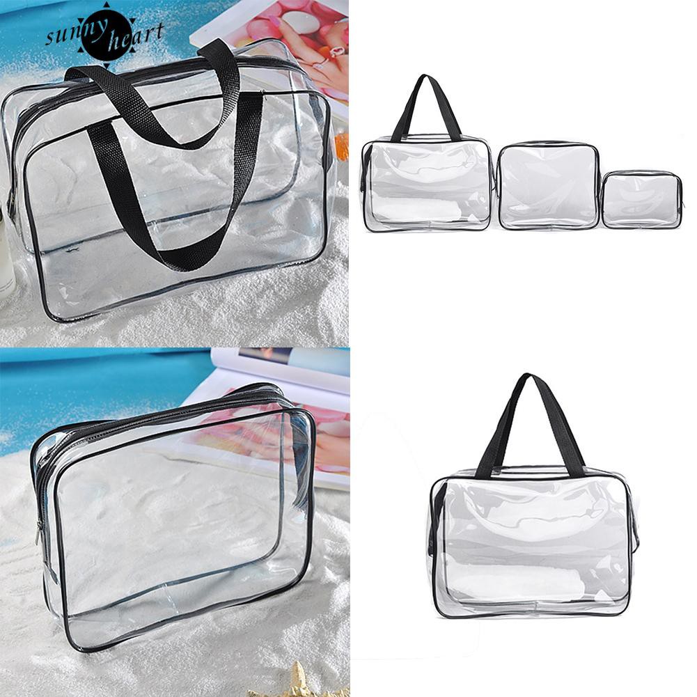 Túi Trong Suốt Đựng Đồ Trang Điểm Chống Thấm Nước Tiện Lợi