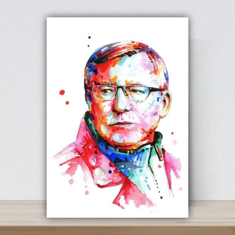 Tranh Treo Tường Trang Trí Nội Thất 02 / A3 + / Unframed Alex Ferguson