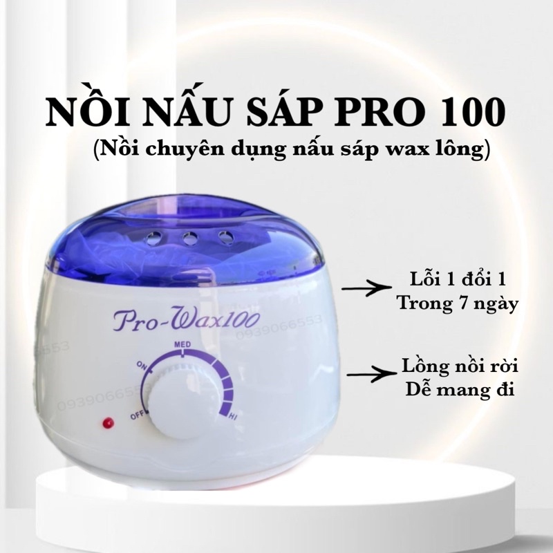 [KÈM QUE GỖ] MÁY NẤU SÁP NỒI NẤU SÁP PRO 100