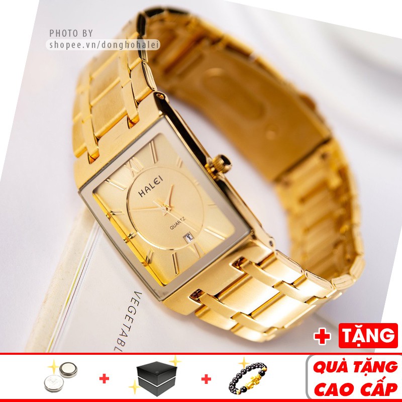 Đồng hồ nam Halei 6688 chính hãng mặt vuông cao cấp sang trọng - Đồng Hồ Halei | BigBuy360 - bigbuy360.vn