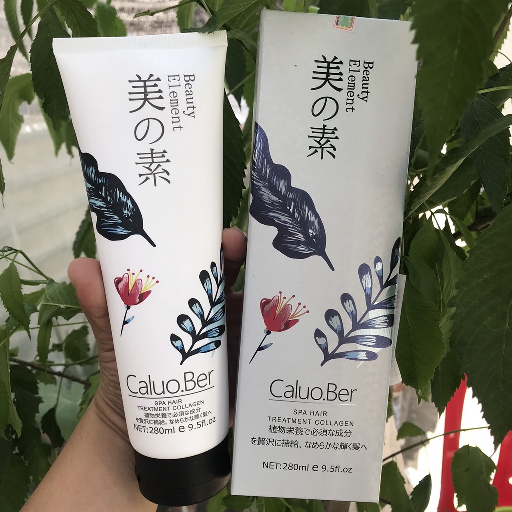 💥 Dầu gội xả dành cho tóc gàu nấm Caluo.Ber Beauty Element 380ml/280ml