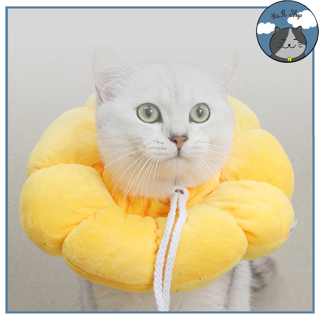 Loa Chống Liếm, Gối Chống Liếm Cho Chó Mèo Bằng Vải Bông Siêu Cute