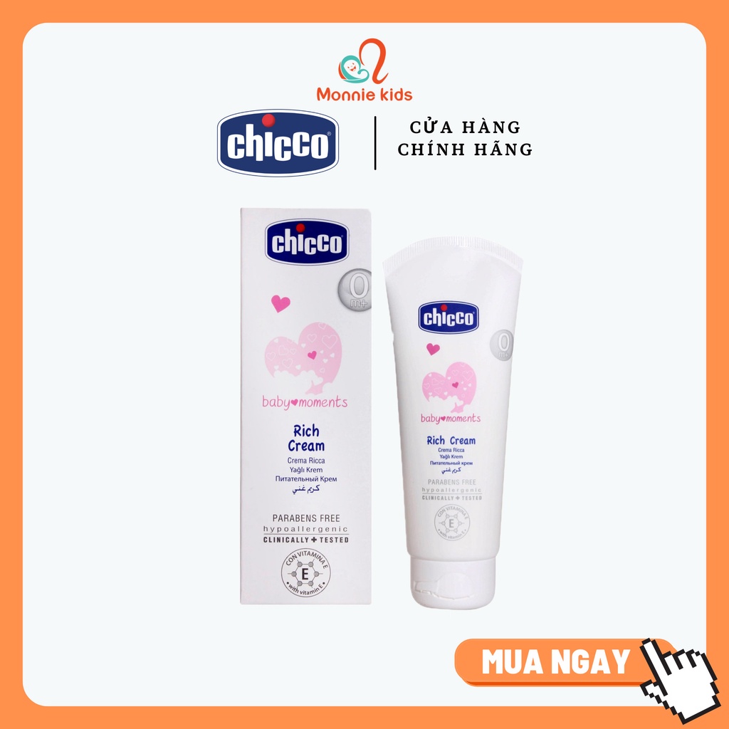Chicco Baby Moments Rich Cream 100 ml