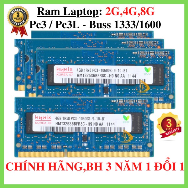 💥SIÊU RẺ💥 RAM LAPTOP DDR3/DDR3L/DDR4 2G,4G ĐỦ CÁC BUSS CHÍNH HÃNG BẢO HÀNH 3 NĂM 1 ĐỔI 1 | BigBuy360 - bigbuy360.vn