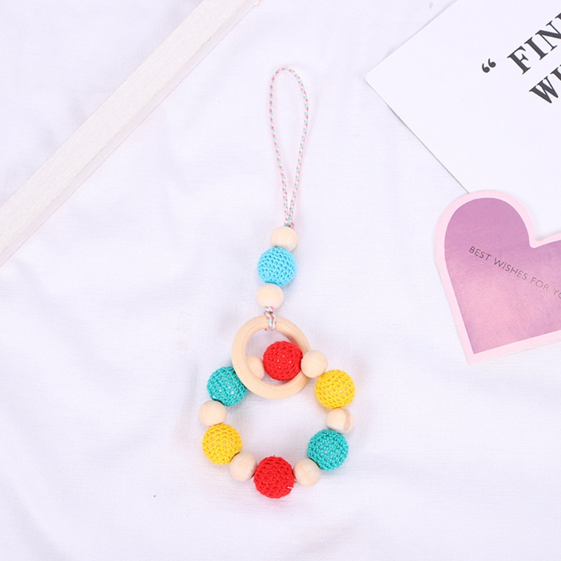 Bộ 4 Đồ Chơi Lục Lạc Treo Xe Đẩy / Khung / Đồ Chơi Tập Nhai Cho Bé