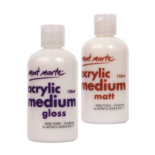 Dung môi pha màu acrylic, Medium acrylic Mont Marte 135ml-Dụng cụ vẽ Tâm Tâm