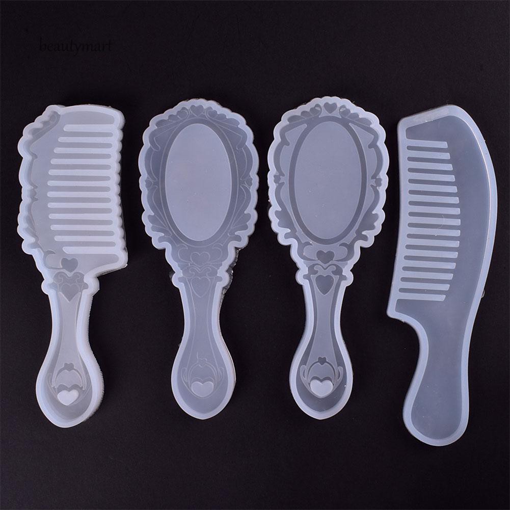 [Hàng mới về] Khuôn silicon dùng làm gương/ lược tiện dụng chất lượng cao