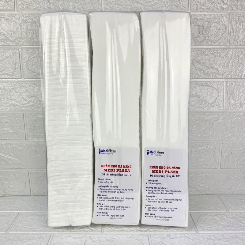 Giấy lau mặt trong thẩm mỹ, Spa (200 tờ/cây) - Khăn giấy lau mặt dùng trong Spa loại 1