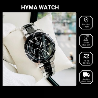 Đồng hồ Nam Casio Edifice EFR 540SBK-1A Dây thép Demi đen Bảo hành 5 năm Hyma watch