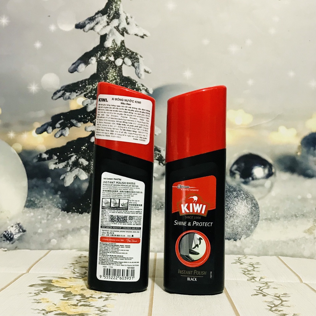 Xi nước đánh giầy KIWI màu đen 75ml