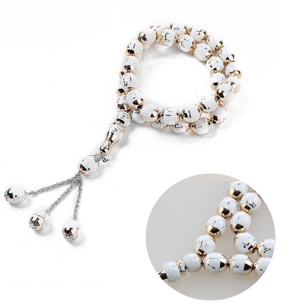 Vòng Tay Chuỗi Hạt Đá Rosary Hồi Giáo