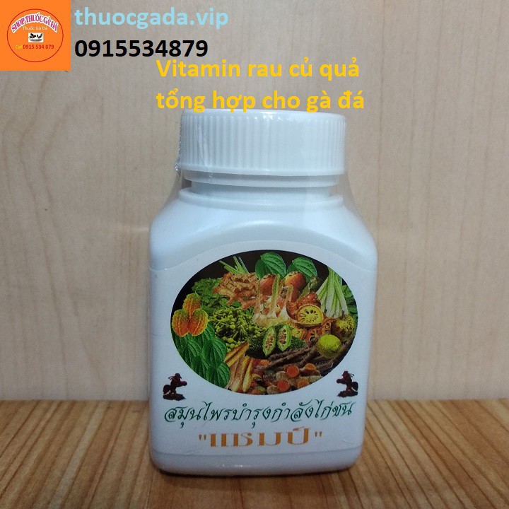 Vitamin rau củ quả tổng hợp cho gà đá