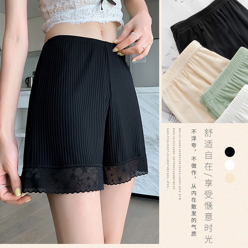 Quần Bảo Hộ Dáng Rộng Vải Lụa Mát Mỏng Chống Chói Thời Trang Cao Cấp Cho Nữ