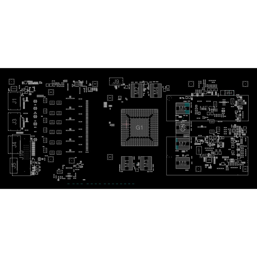 Sơ đồ mạch Boardview Card GV-N1060AORUS X-6GD Rev 2.0 GV N1060 AORUSX 6GD