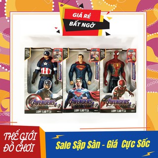 Đồ chơi mô hình siêu anh hùng nhựa đặc cao cấp 30cm có nhạc