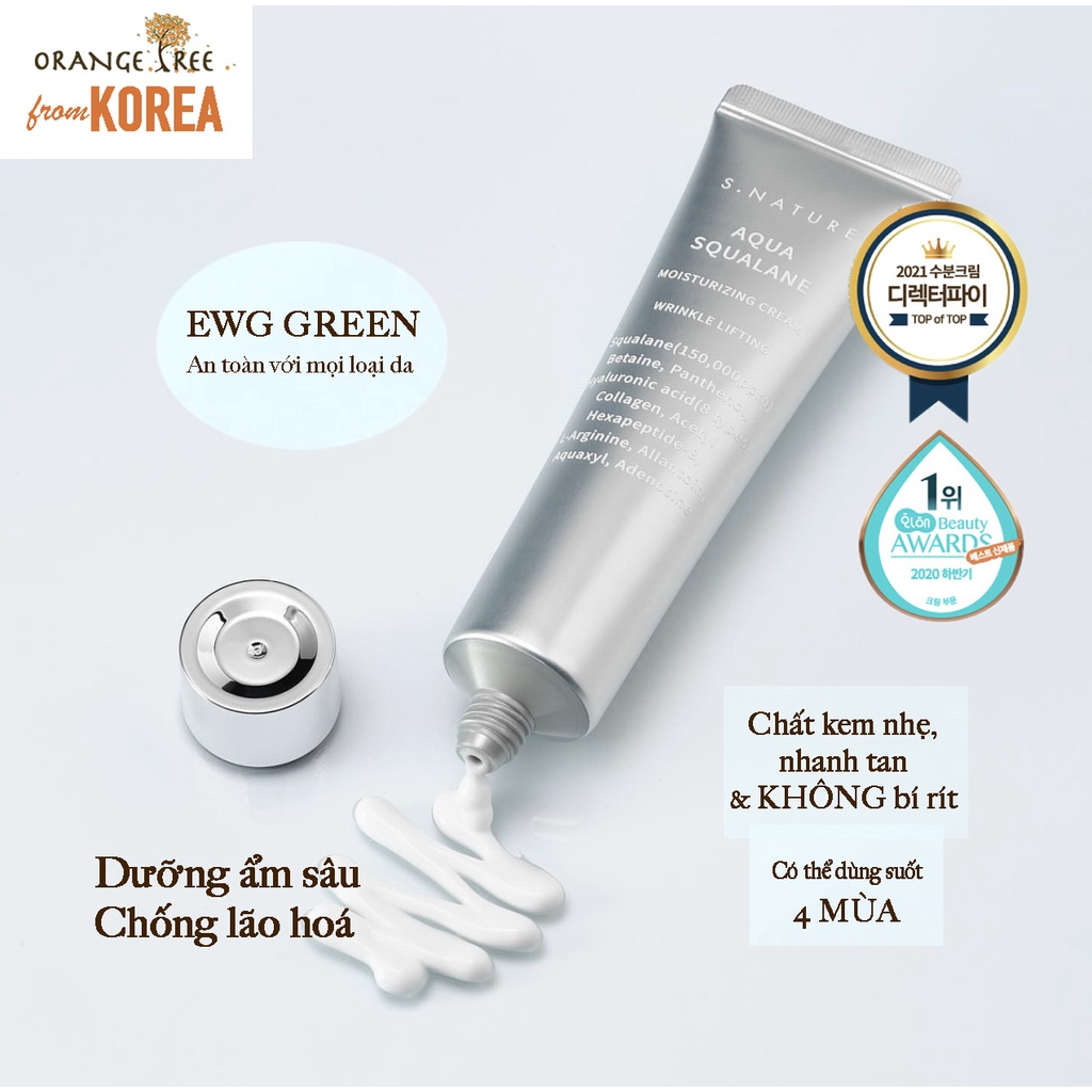 Kem Dưỡng Ẩm Và Chống Lão Hóa Hiệu SNATURE Aqua