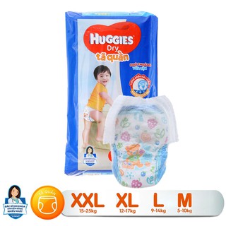 TÃ QUẦN HUGGIES NHỠ SIZE M40/L36/XL32/XXL28