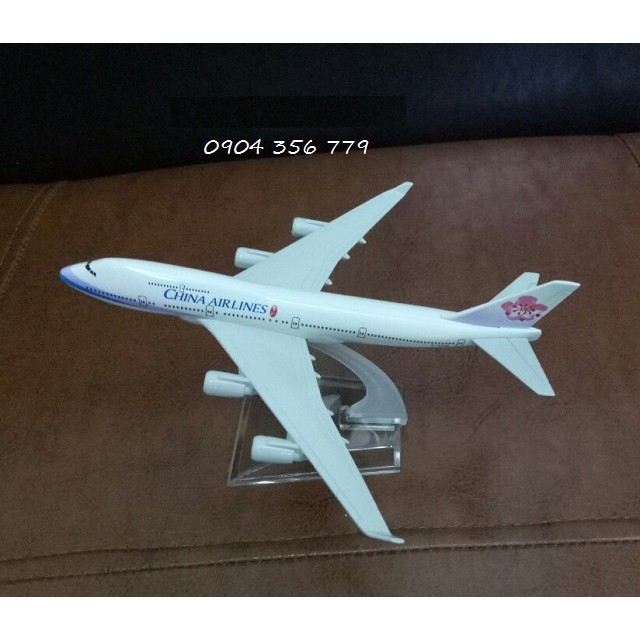 MÔ HÌNH MÁY BAY TĨNH B747 CHINA AIRLINES 16CM