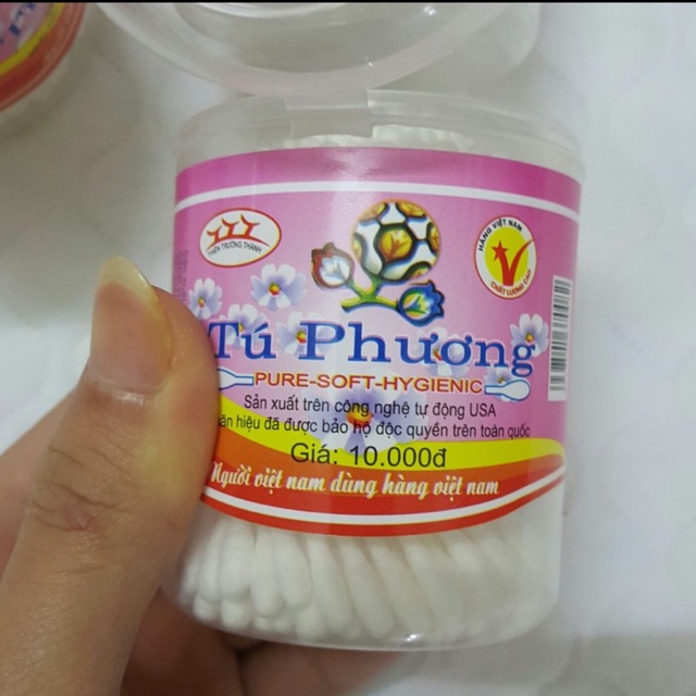 Bông tăm cho bé Tú Phương