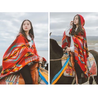 Áo len khoác PONCHO