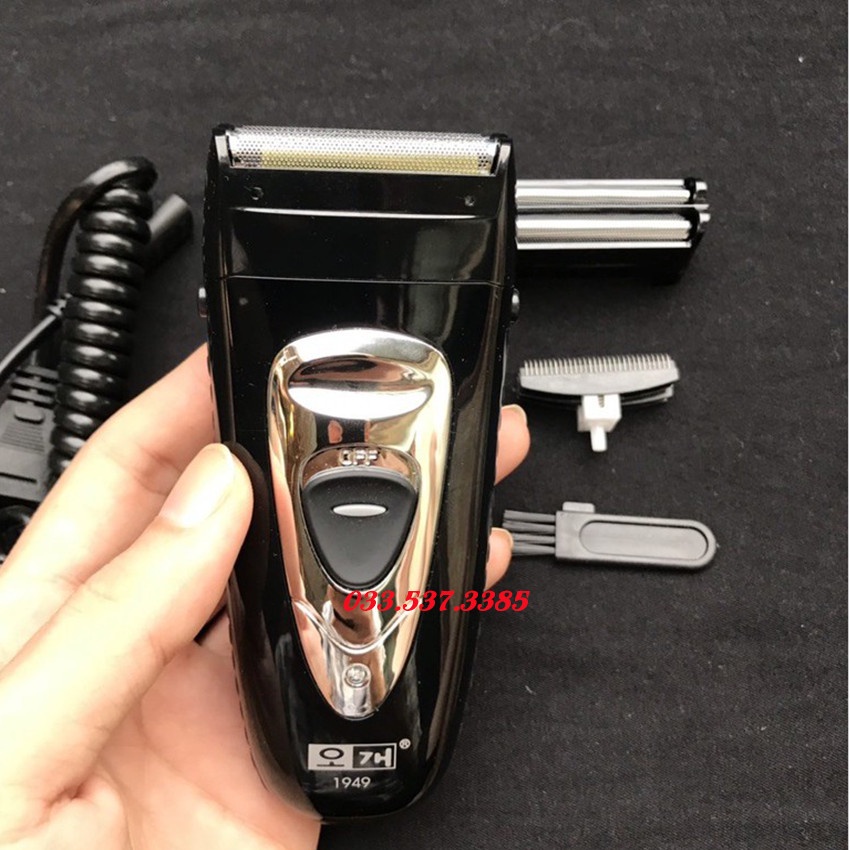 Máy cạo râu giá rẻ, dao cạo râu RSCW 1949 lưỡi thép không gỉ công suất 3W