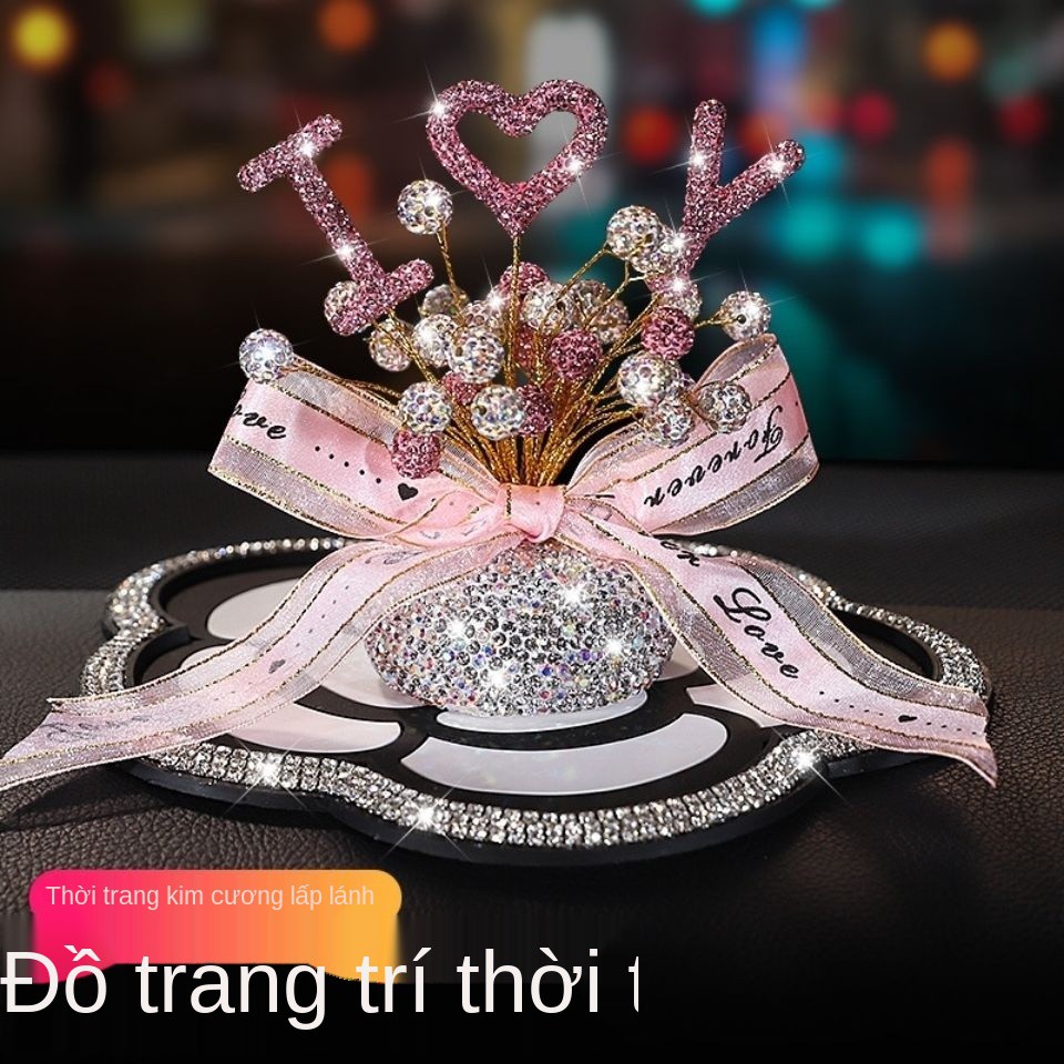 Phiên bản Hàn Quốc của đồ trang trí nội thất ô tô trang trí ô tô bảng điều khiển trung tâm thời trang thú nhận trang trí