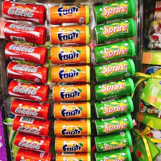 KẸO NGẬM LON COCA - FANTA - SPRITE